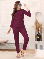 plain night suit premium fabric for girls and woman