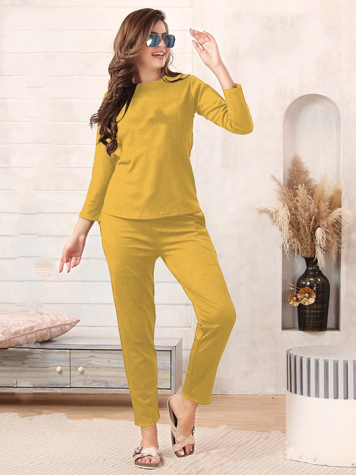 plain night suit premium fabric for girls and woman