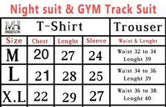 white and  black pocket  design night suit premium fabric for girls and woman - M.H fashion 